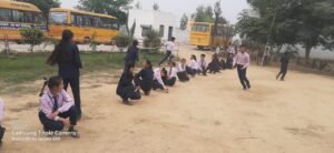 Student Playing KhoKho Modern public senior secondary school narwana