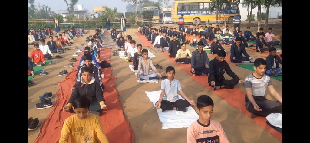 Student Doing Yoga